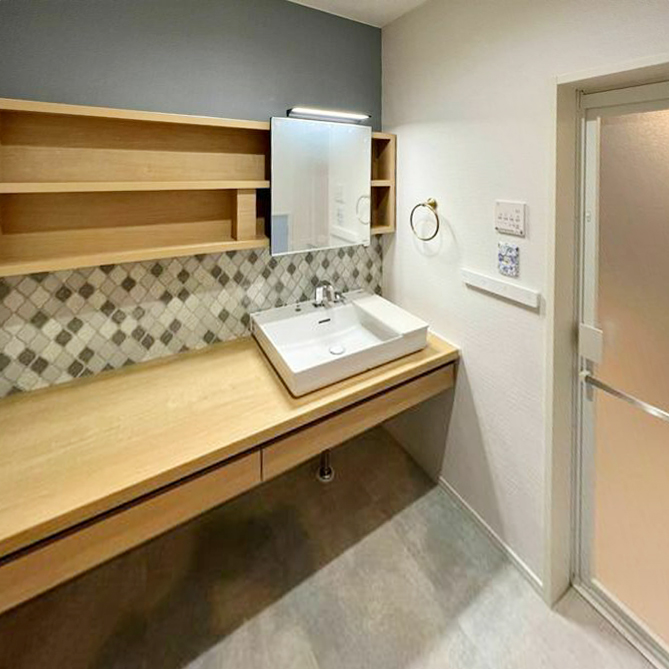トイレの床材ディテール